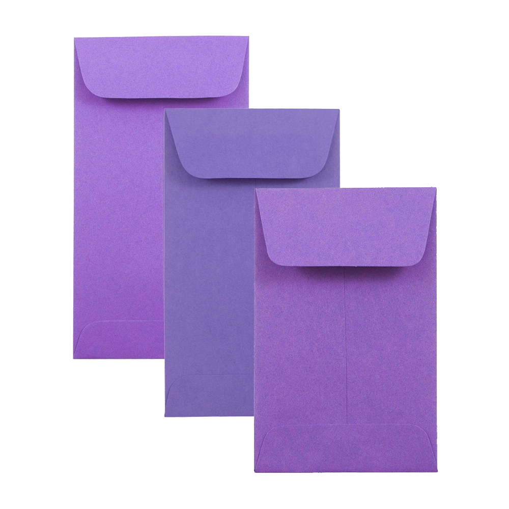 Purple Coin Envelopes