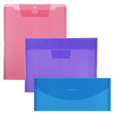 Plastic Envelopes with Tuck Flap Closure