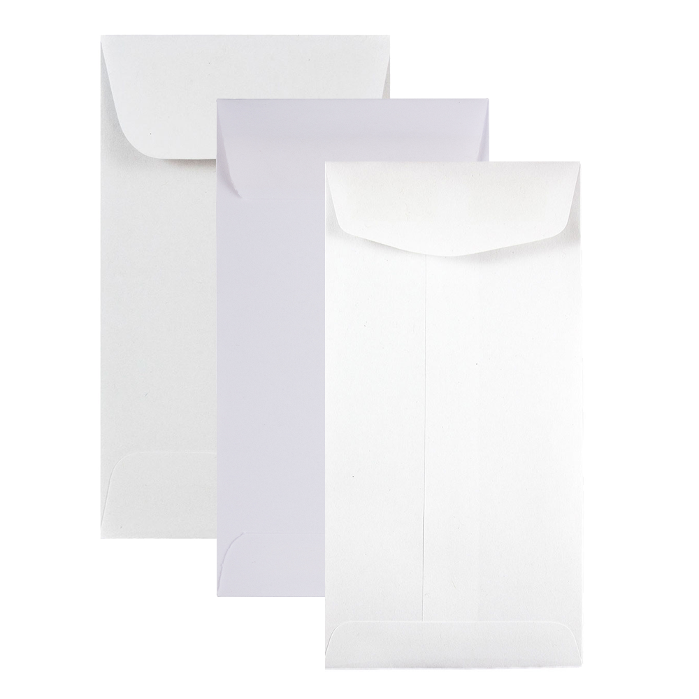 White Coin Envelopes