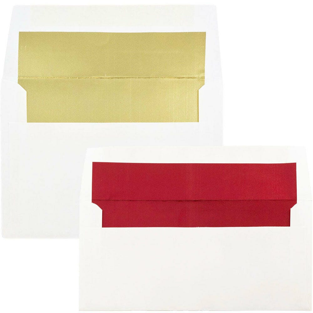 White Foil Lined Envelopes