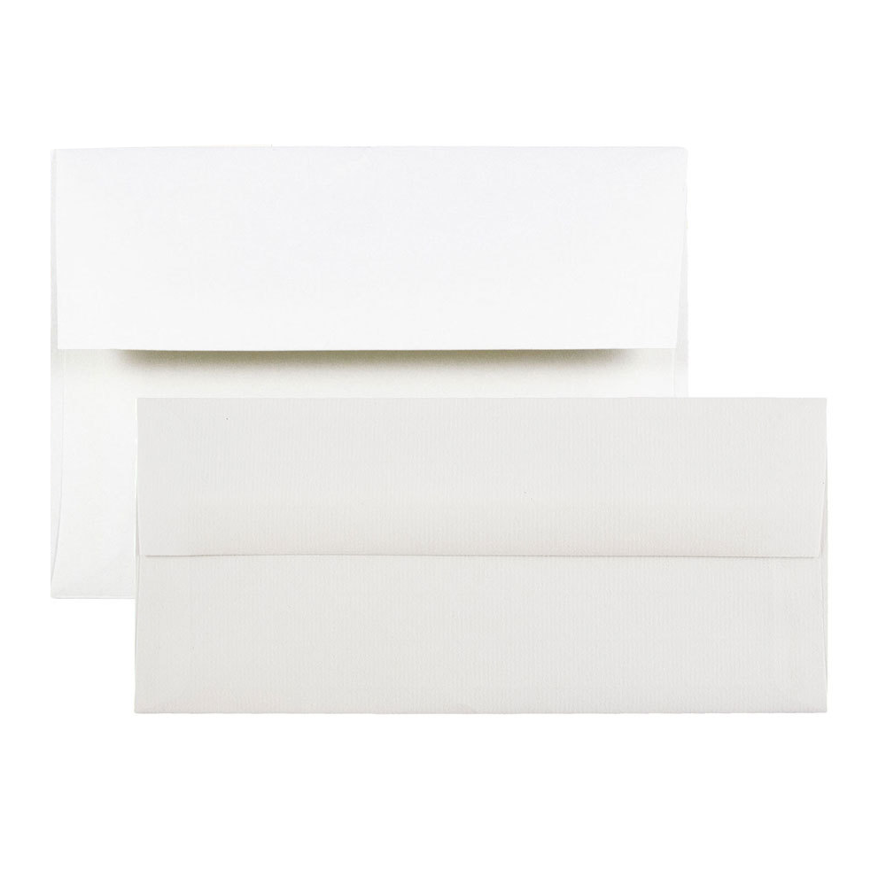 White Linen Envelopes