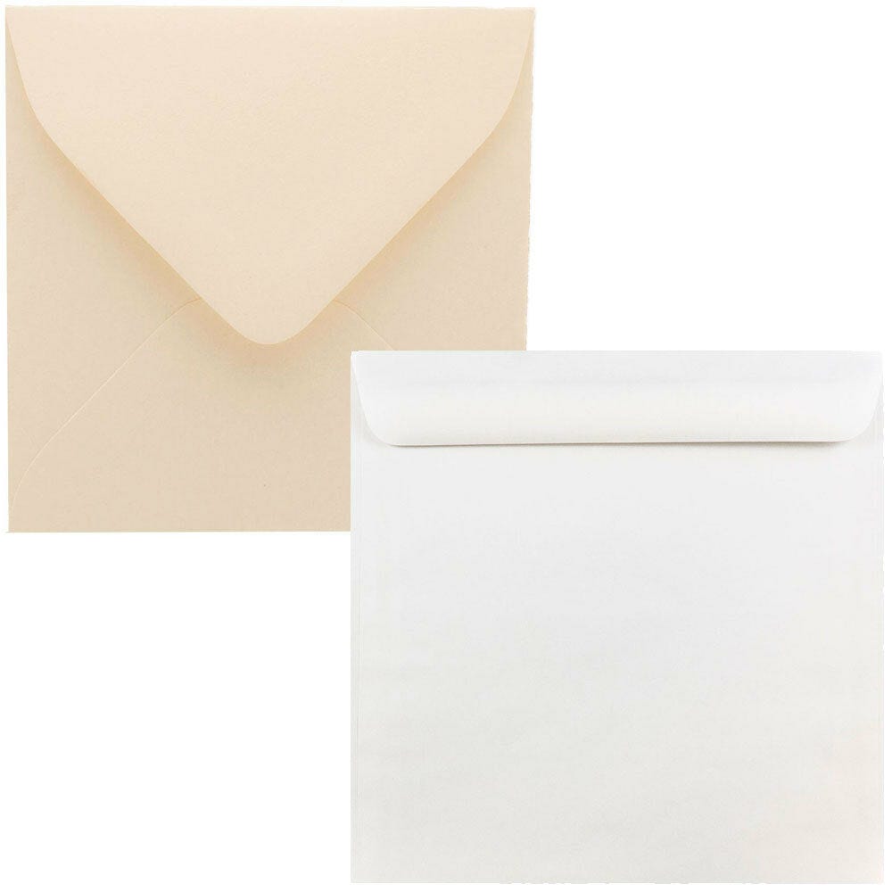 White Square Envelopes