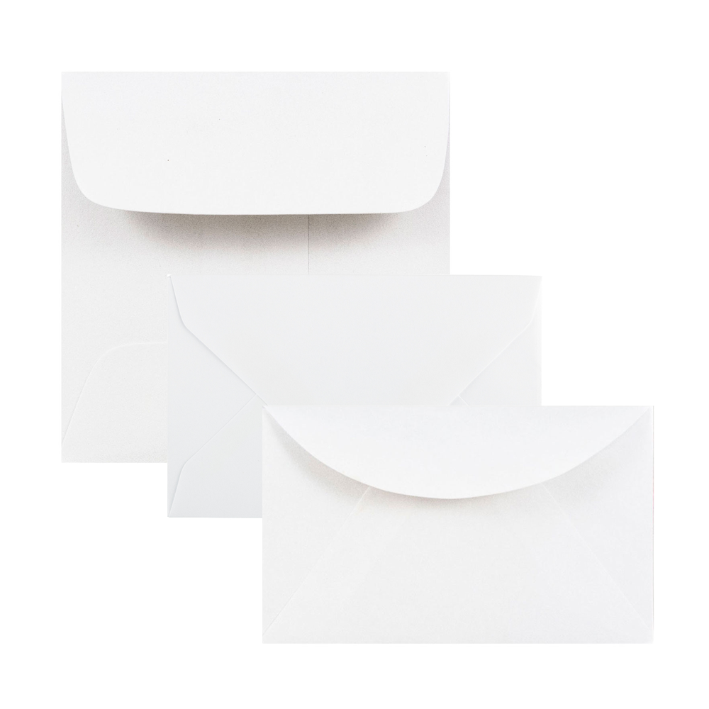 White Mini Envelopes