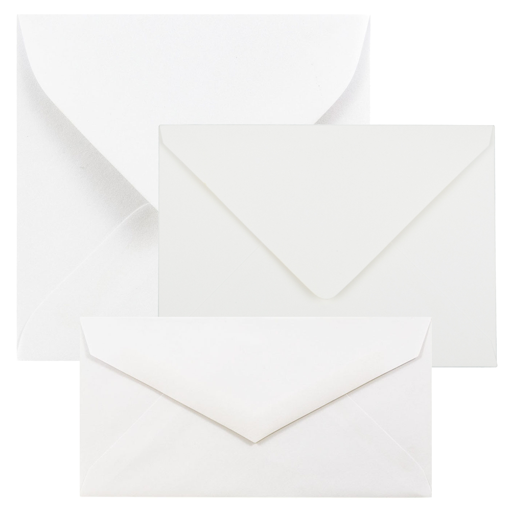 White VFlap Envelopes