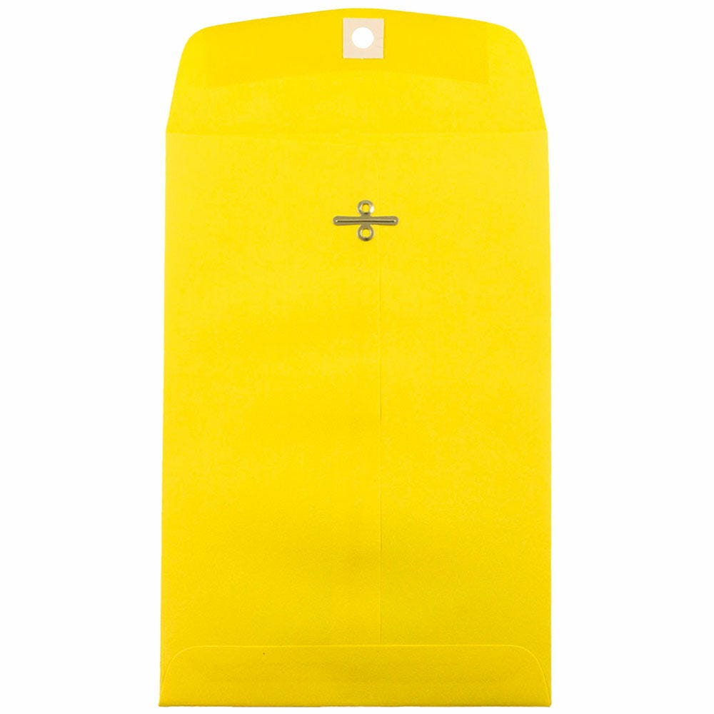 Yellow Clasp Envelopes