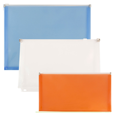 JAM Paper Legal Size Plastic Envelopes with Button & String Tie Closure,  12ct.