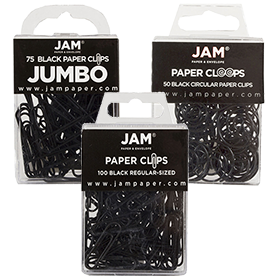 Black Paper Clips