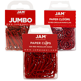 Red Paper Clips