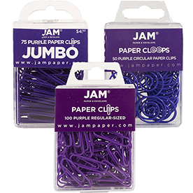 Purple Paper Clips