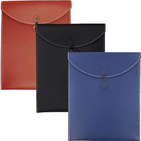 Tuzech Leather Document Holder Mailing Envelope,office & Work Resume Sales Portfolio Binder Folder-Interview/Legal Document