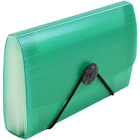 Coupon Size Accordion Folders - 5 1/4 x 7