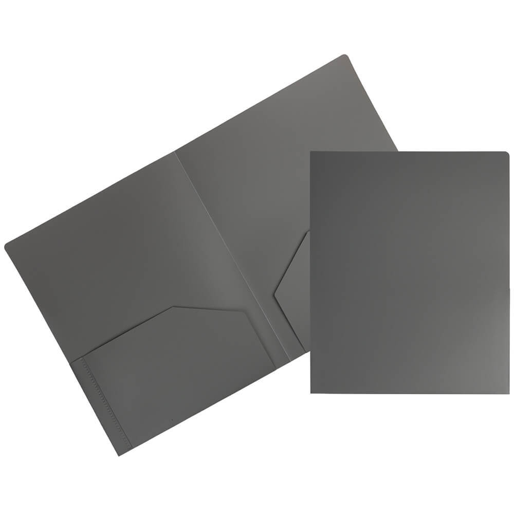 Gray/Silver Folders