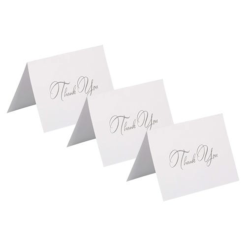 Thank You Foldover Cards