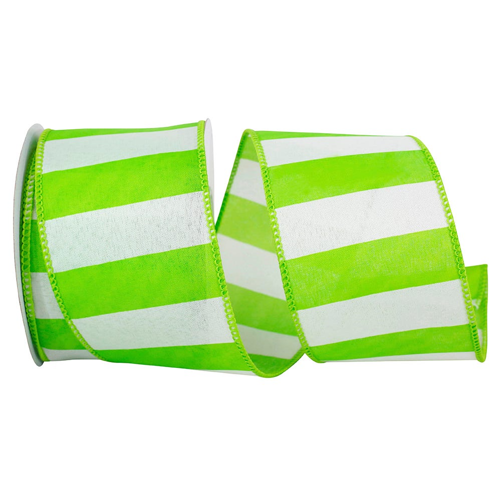 Green Stripes Ribbon