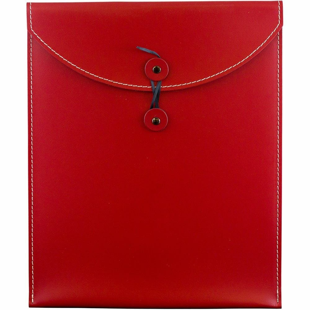 Red Leather Envelopes