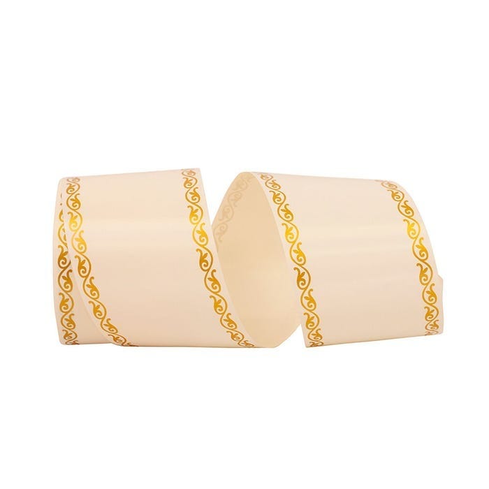 Ivory Plastic Ribbon