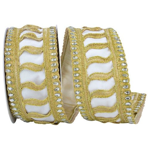 Ivory Velvet Ribbon