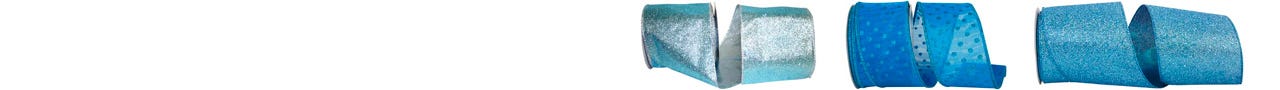 Blue Glitter Ribbon Blue Glitter Ribbon