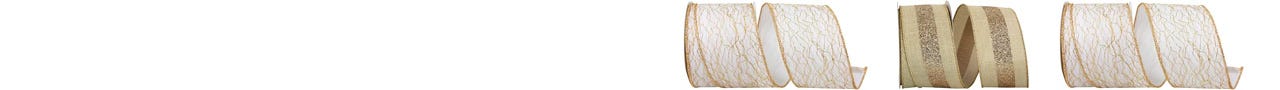 Ivory Glitter Ribbon Ivory Glitter Ribbon