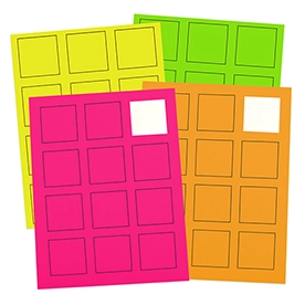 2 x 2 Square Labels