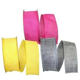 Linen Wired Ribbon