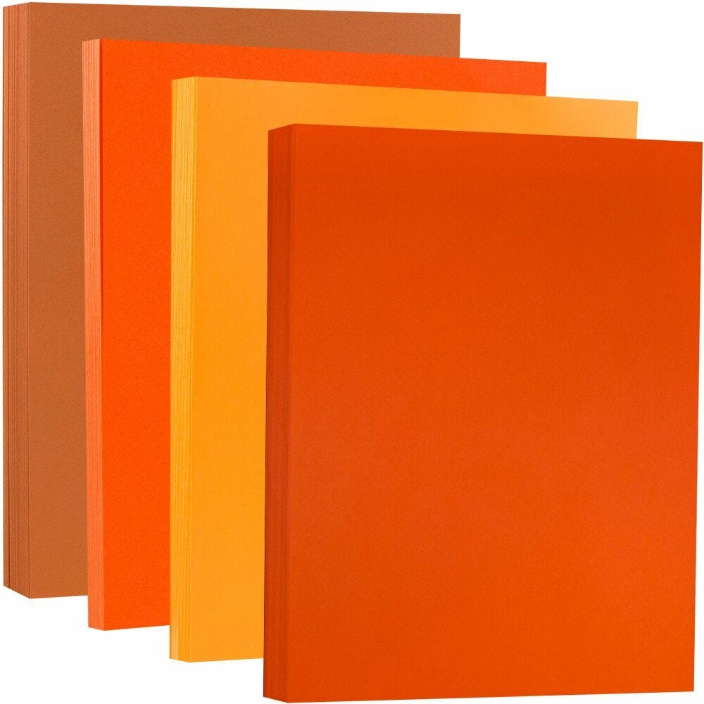 Shop Variety of Orange Paper for Crafting at JAM Paper, Orange Paper