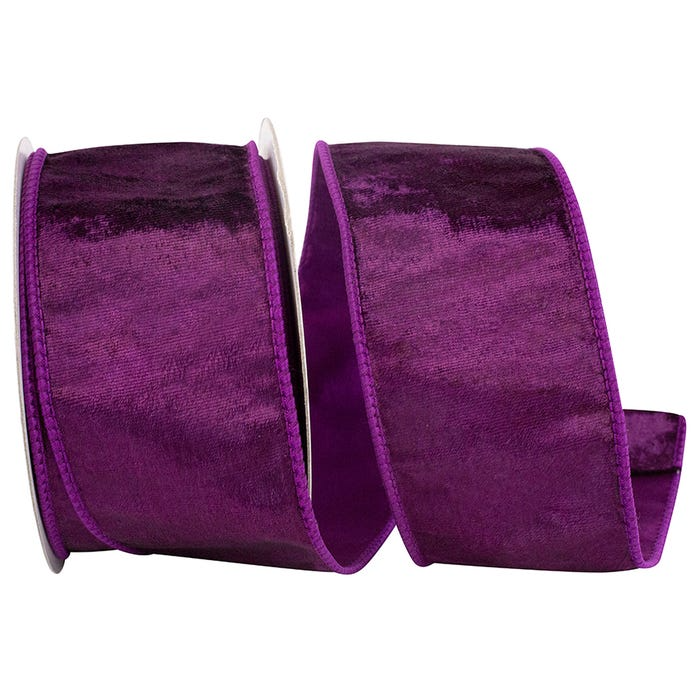Purple Velvet Ribbon