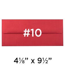 #10 Envelopes - 4 1/8 x 9 1/2
