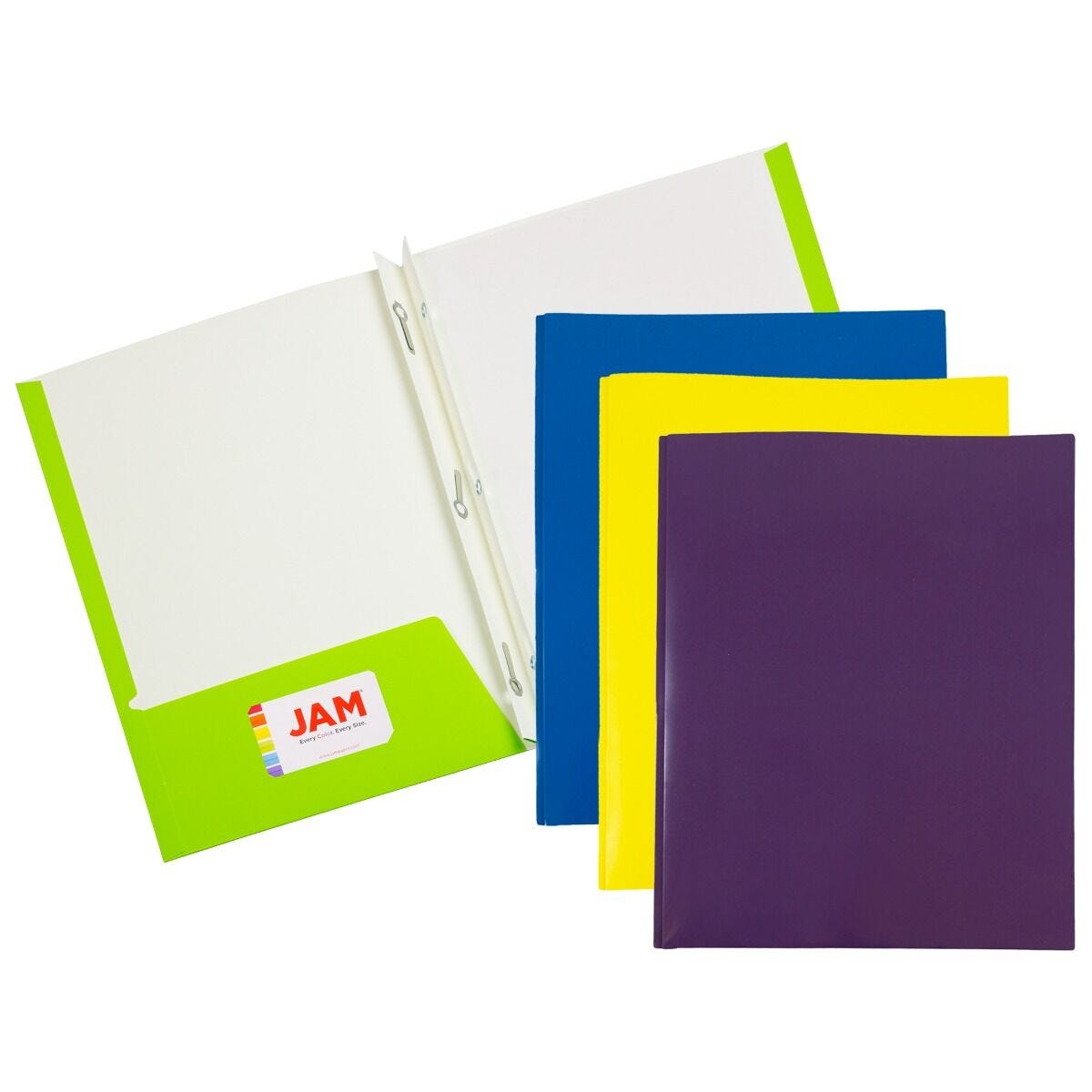 Glossy Folders with Clips