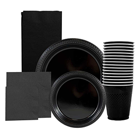 Black Tableware