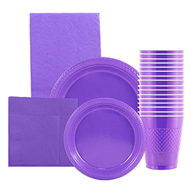 Purple Tableware