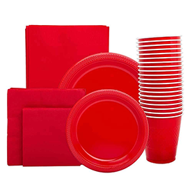 Red Tableware