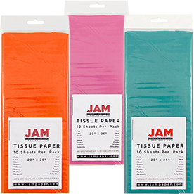 Jam Paper Tissue Paper Navy Blue 20 Sheets/Pack (1152353a)