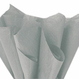 Grey/Silver Tissue Paper