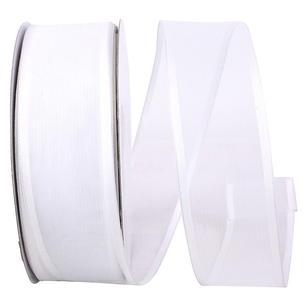 White Sheer Ribbon