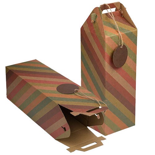 12 PC 12x6.5x14.5 Extra Large Paper Gift Bags with Tags