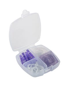 Purple Small Office Clip Box