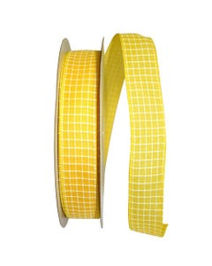 Yellow Saddle Linen 50 Yard Ribbon Roll 1 1/2" Wide Ribbon