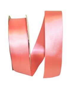 Light Coral 1 1/2 Inch x 50 Yards Satin Double Face Ribbon