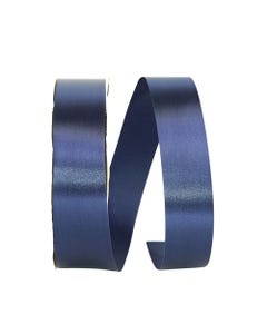 Space Blue Allure 1 3/8 Inch x 100 Yards Satin Ribbon