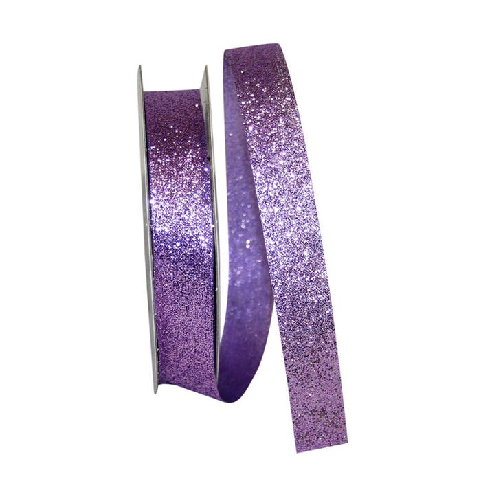 Lavender Purple Glitter 5/8 Inch x 25 Yards Ribbon 
