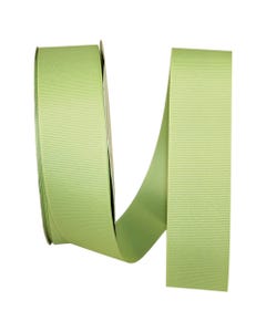 Lime Juice Green Texture 1 1/2 Inch x 50 Yards Grosgrain Ribbon