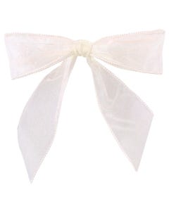 Ivory Sheer 8 inches 50 pieces Bows