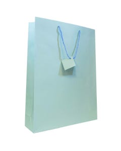 Aqua Matte X Large Vertical 13 x 18 x 4 Gift Bag