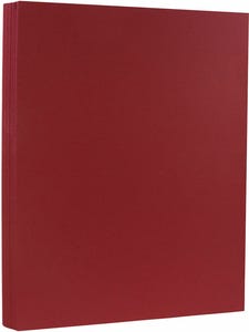 Garnet Dark Red 100lb 8.5 x 11 Cardstock