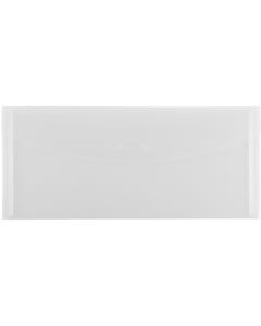 Clear Tuck Flap Plastic Envelope - #10 Business 5 1/4 x 10