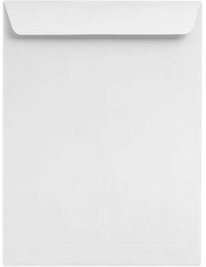 9 x 12 Open End Envelopes with Peel & Seal - White Inkjet