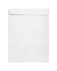 White 9 1/2 x 12 1/2 Open End Catalog Envelopes - Pack of 25