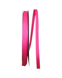 Shocking Pink Texture 3/8 Inch x 100 Yards Grosgrain Ribbon