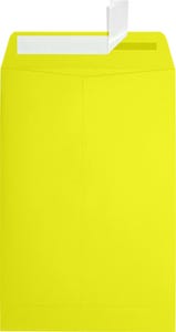 6 x 9 Open End Envelopes with Peel & Seal - Citrus Yellow